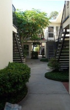 San Diego apartment courtyard