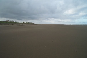 The wide beach