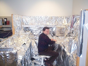 My workstation - FOILED!